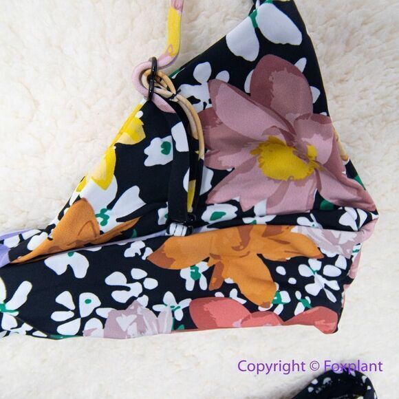 NEW Set! Rhythm x Free People Rio Fields Knot Front Bikini, size M - Picture 9 of 14